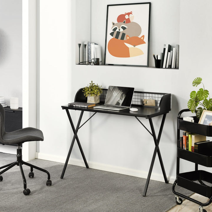 Furniture R Industrial-Chic Computer Desk With Modern Design And Sturdy Metal Frame