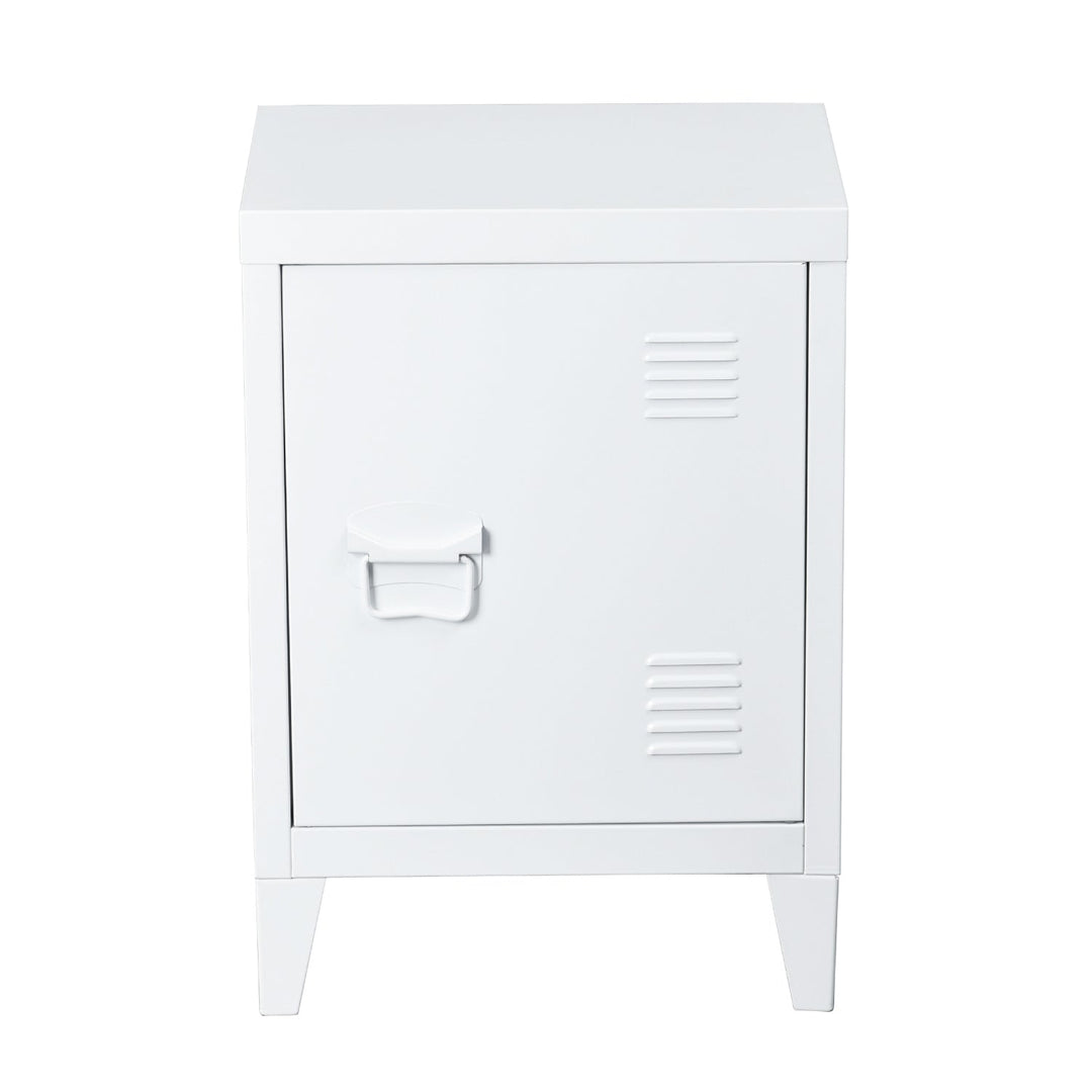 Furniture R Sleek Metal Storage Cabinet With Minimalist Design