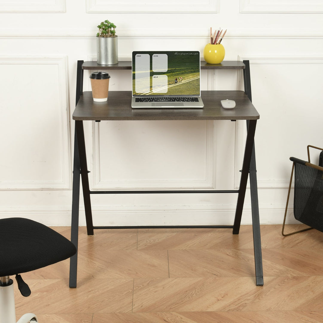 Furniture R Folding Working Desk That Brings Order To Small Spaces