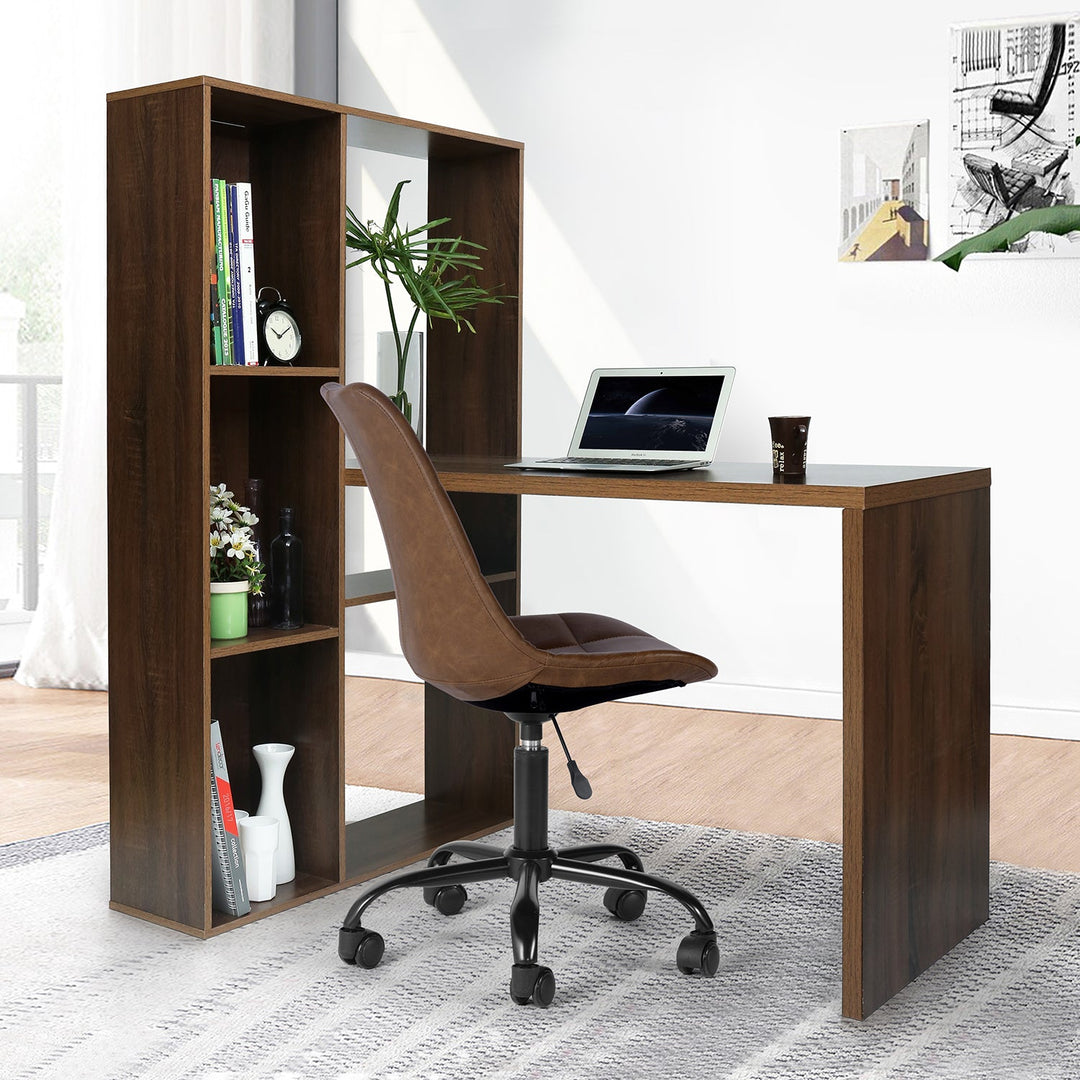 Furniture R Phelps Computer Desk: A Spacious Yet Compact H-Shaped Workstation