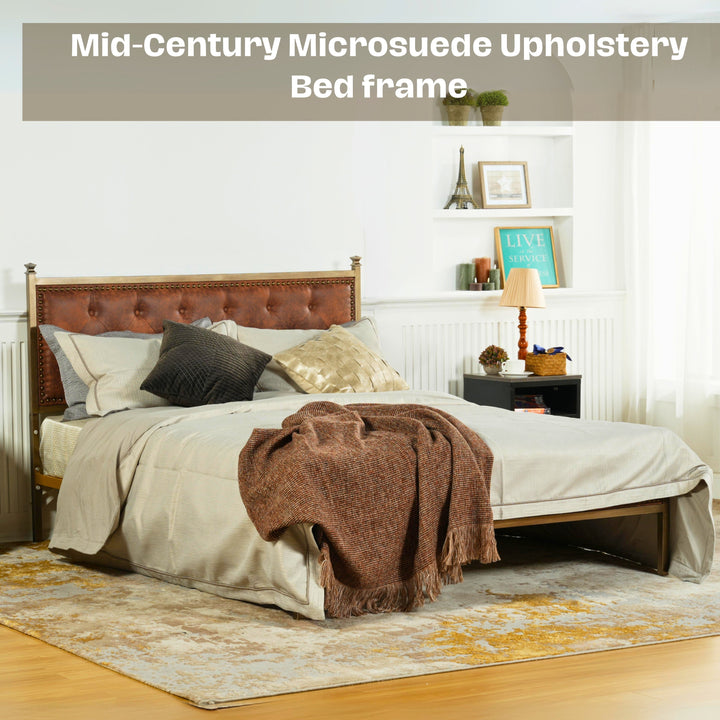Furniture R Modern Luxury Veleda Upholstery Bed Frame: Simple Yet Stylish Comfort