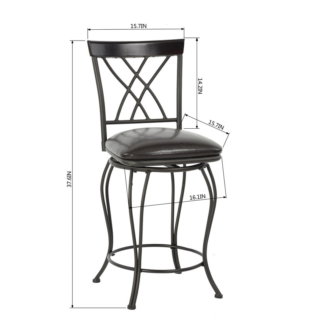 Furniture R American Farmhouse Deisgn Wichita Swival Bar Stools: Durable And Stackable With Sleek Silhouette