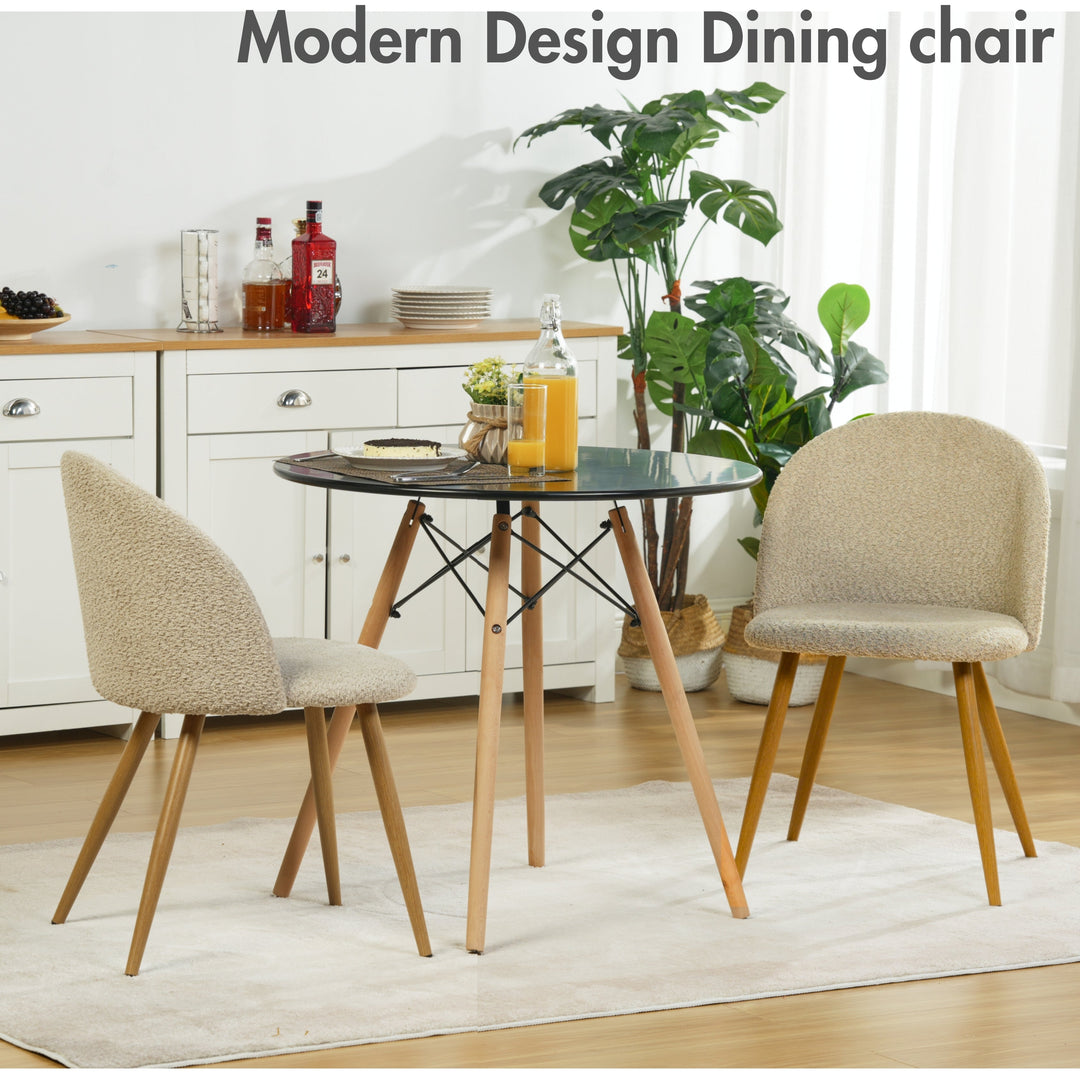 Furniture R Scandinavian Modern Design Beige Oak Dining Chairs With Timeless Style