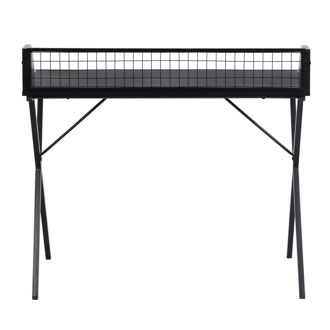 Furniture R Industrial-Chic Computer Desk With Modern Design And Sturdy Metal Frame