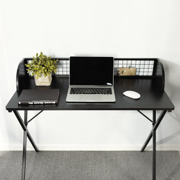 Furniture R Industrial-Chic Computer Desk With Modern Design And Sturdy Metal Frame