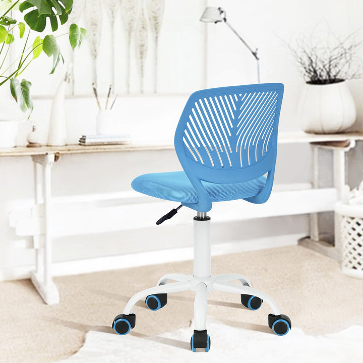 Chaise de bureau pour adolescents en pleine croissance Furniture R, chaise de travail ergonomique en plastique avec hauteur réglable et fonction pivotante
