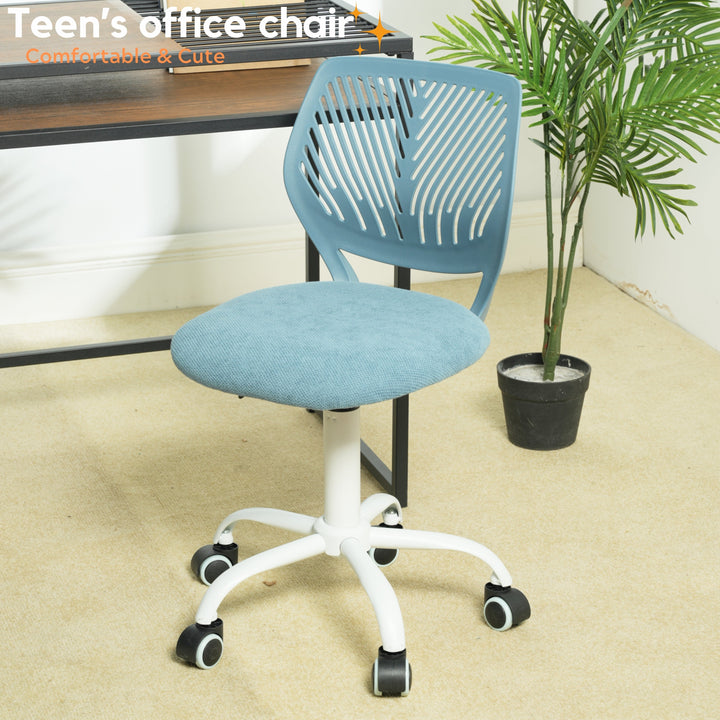 Chaise de bureau pour adolescents en pleine croissance Furniture R, chaise de travail ergonomique en plastique avec hauteur réglable et fonction pivotante