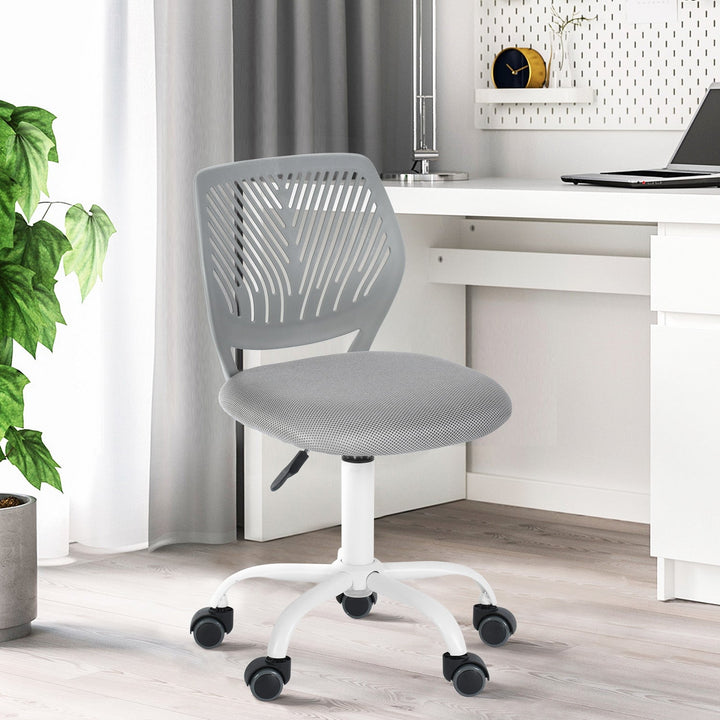 Chaise de bureau pour adolescents en pleine croissance Furniture R, chaise de travail ergonomique en plastique avec hauteur réglable et fonction pivotante