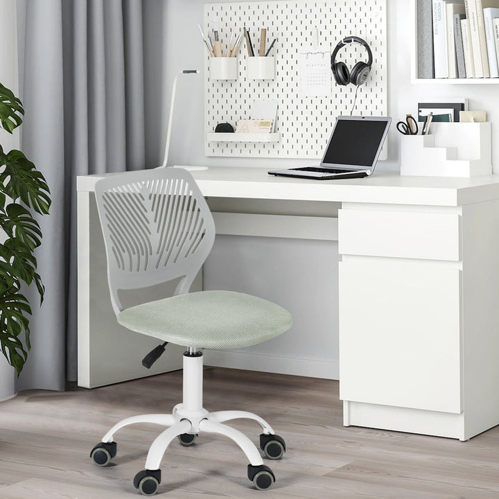 Chaise de bureau pour adolescents en pleine croissance Furniture R, chaise de travail ergonomique en plastique avec hauteur réglable et fonction pivotante