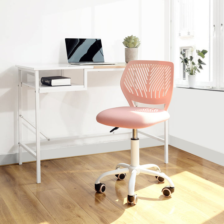 Chaise de bureau pour adolescents en pleine croissance Furniture R, chaise de travail ergonomique en plastique avec hauteur réglable et fonction pivotante