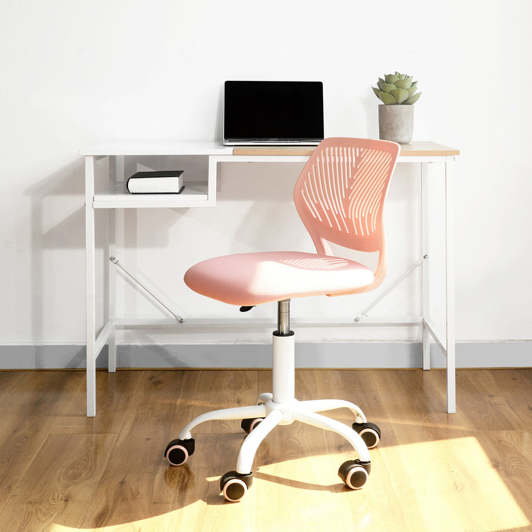 Chaise de bureau pour adolescents en pleine croissance Furniture R, chaise de travail ergonomique en plastique avec hauteur réglable et fonction pivotante