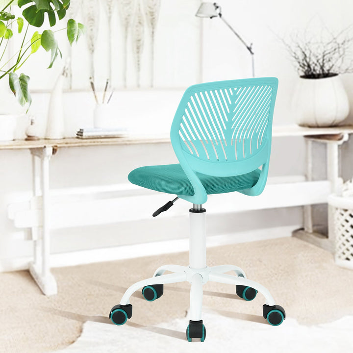 Chaise de bureau pour adolescents en pleine croissance Furniture R, chaise de travail ergonomique en plastique avec hauteur réglable et fonction pivotante