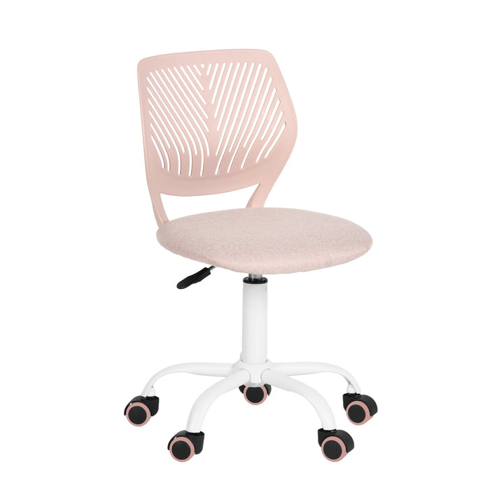 Furniture R Mitwachsender Bürostuhl für Teenager, ergonomischer Arbeitsstuhl aus Kunststoff mit einstellbarer Höhe und Drehfunktion