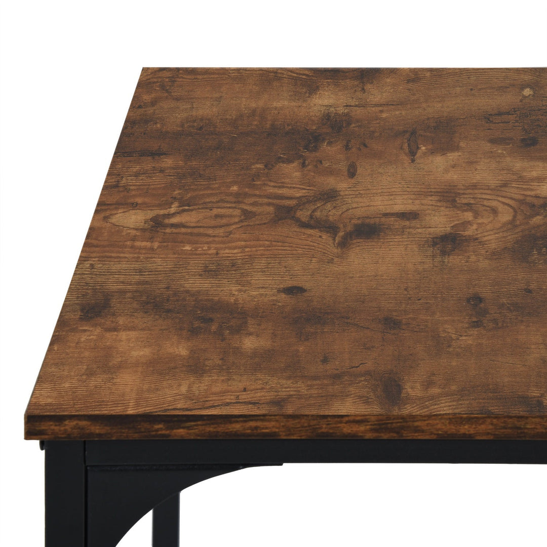 Meubles R Bureau d'ordinateur de bureau à domicile peu encombrant du milieu du siècle, table d'écriture de base