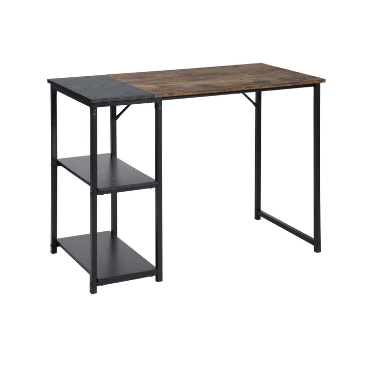Furniture R Schreibtisch im Mid-Century Modern Design mit Ablage, stilvoller und stabiler Arbeitsplatz