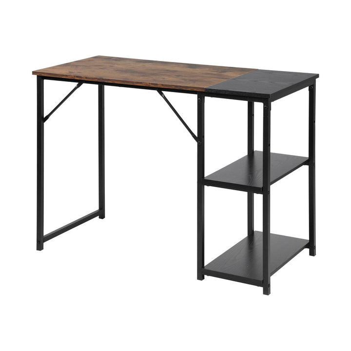 Furniture R Schreibtisch im Mid-Century Modern Design mit Ablage, stilvoller und stabiler Arbeitsplatz