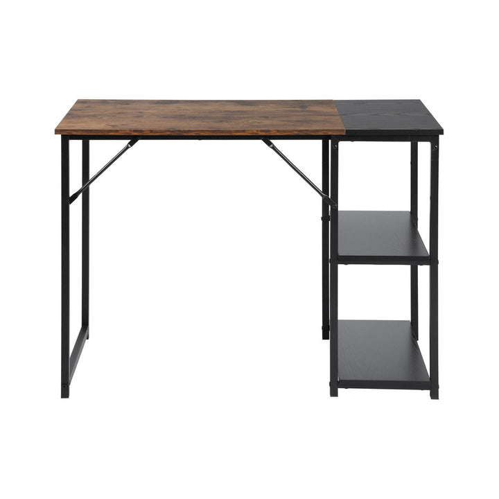 Furniture R Schreibtisch im Mid-Century Modern Design mit Ablage, stilvoller und stabiler Arbeitsplatz