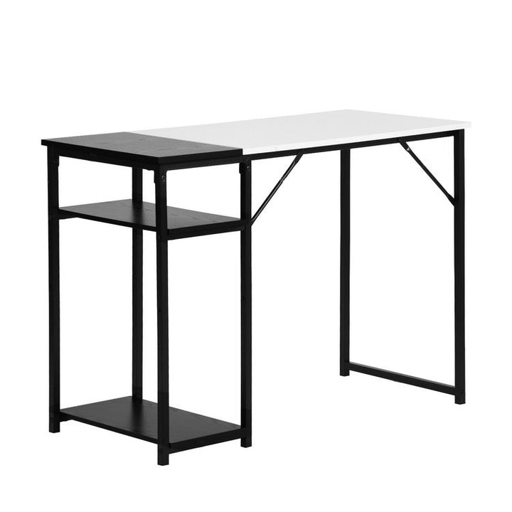 Furniture R Schreibtisch im Mid-Century Modern Design mit Ablage, stilvoller und stabiler Arbeitsplatz