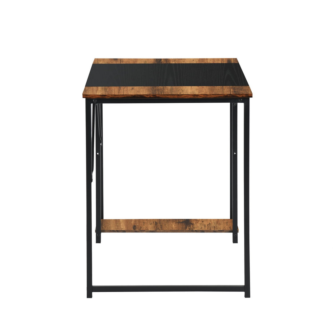 Furniture R Schreibtisch im Mid-Century Modern Design mit Ablage, stilvoller und stabiler Arbeitsplatz