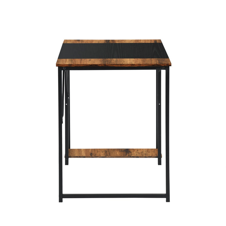 Furniture R Schreibtisch im Mid-Century Modern Design mit Ablage, stilvoller und stabiler Arbeitsplatz