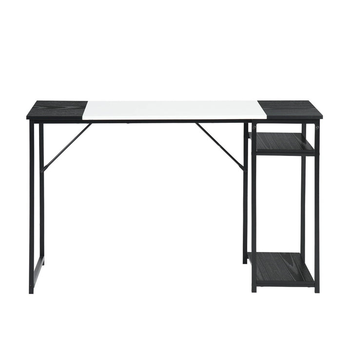 Furniture R Schreibtisch im Mid-Century Modern Design mit Ablage, stilvoller und stabiler Arbeitsplatz