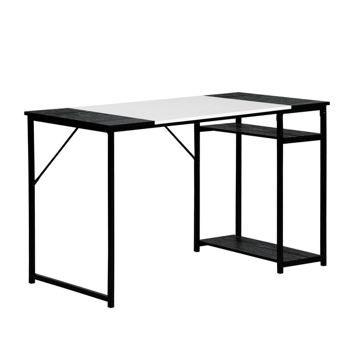 Furniture R Schreibtisch im Mid-Century Modern Design mit Ablage, stilvoller und stabiler Arbeitsplatz