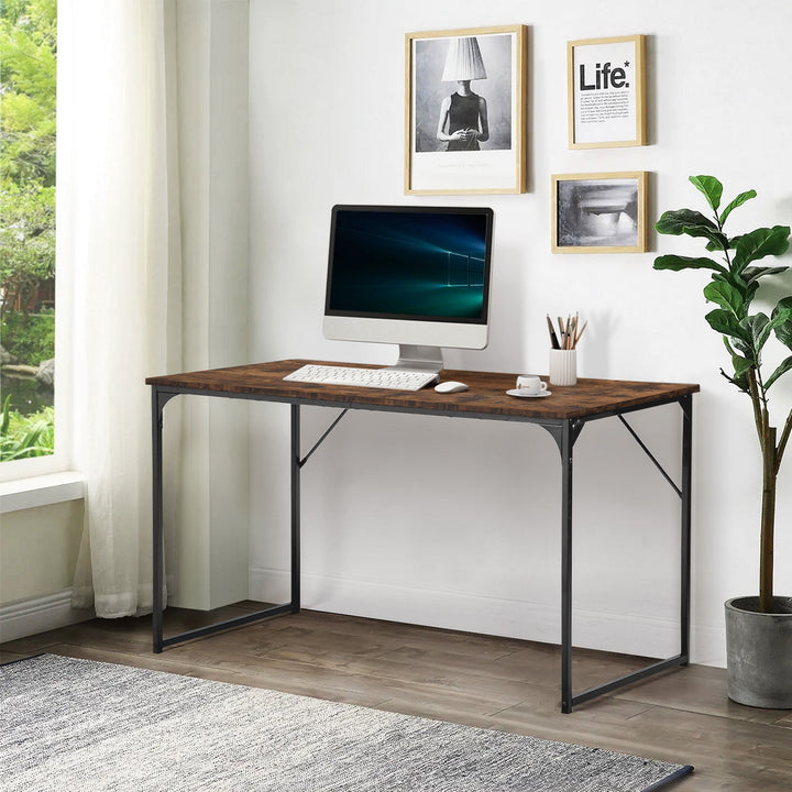 Furniture R Mid-Century Space-Saving  Home Office Computer Desk, Basic Writing Table