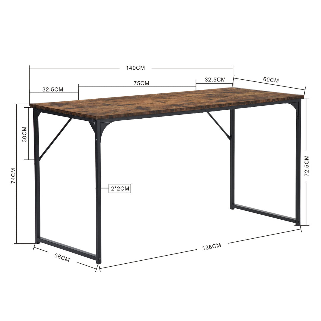 Furniture R Mid-Century Space-Saving  Home Office Computer Desk, Basic Writing Table