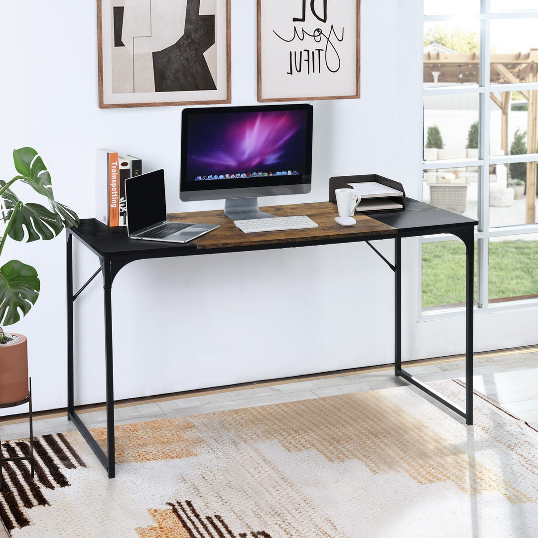 Furniture R Mid-Century Space-Saving  Home Office Computer Desk, Basic Writing Table