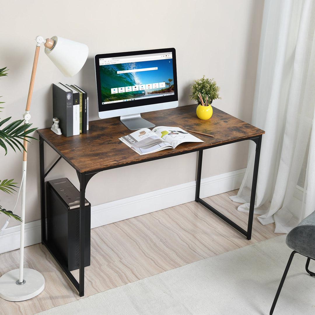 Furniture R Mid-Century Space-Saving  Home Office Computer Desk, Basic Writing Table