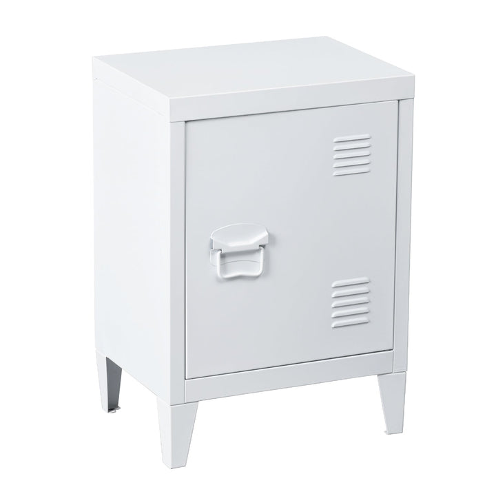 Meuble R Armoire de rangement en métal élégant au design minimaliste