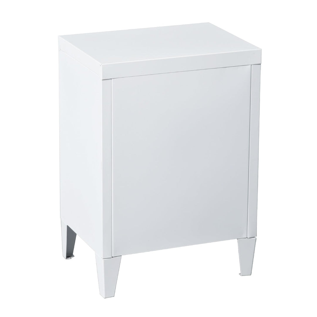 Meuble R Armoire de rangement en métal élégant au design minimaliste