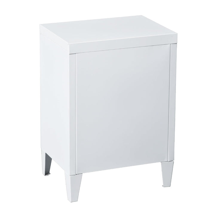 Meuble R Armoire de rangement en métal élégant au design minimaliste