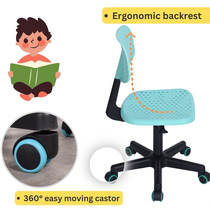 Furniture R Chaise de bureau élégante et fonctionnelle pour enfants à usage domestique