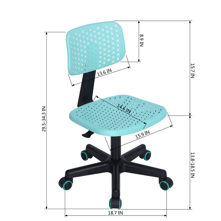 Furniture R Chaise de bureau élégante et fonctionnelle pour enfants à usage domestique