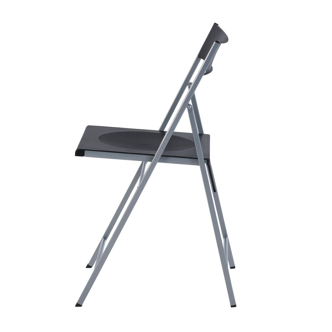 Furniture R Vielseitige Klappstühle aus Stahl und Kunststoff, leichte, bequeme Veranstaltungsstühle (6er-Set)