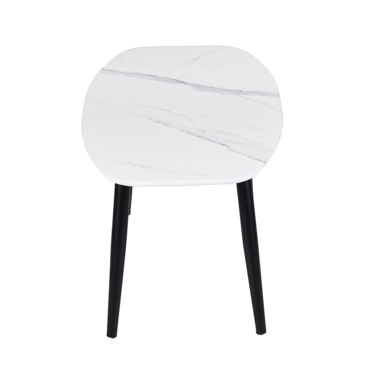 Table basse minimaliste en bois avec pieds fuselés en bois massif de Furniture R Kenna