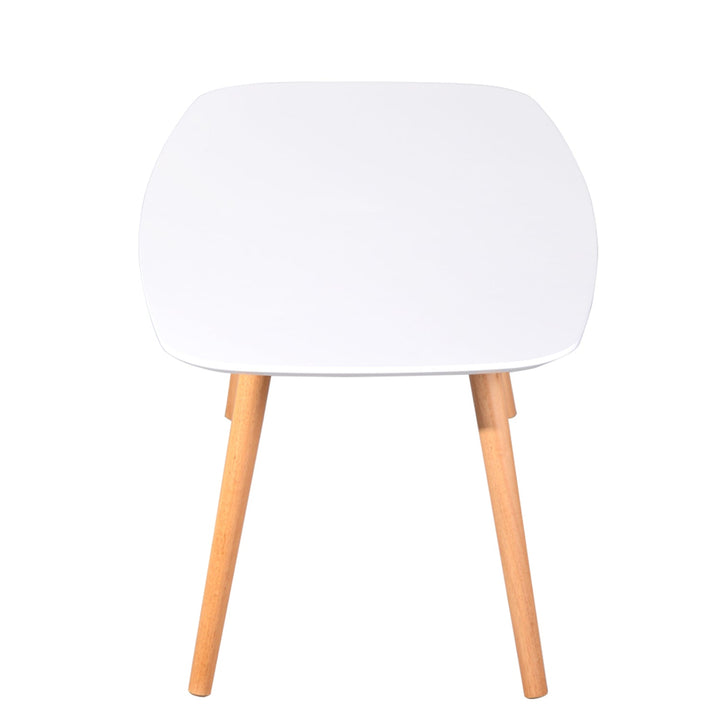 Table basse minimaliste en bois avec pieds fuselés en bois massif de Furniture R Kenna