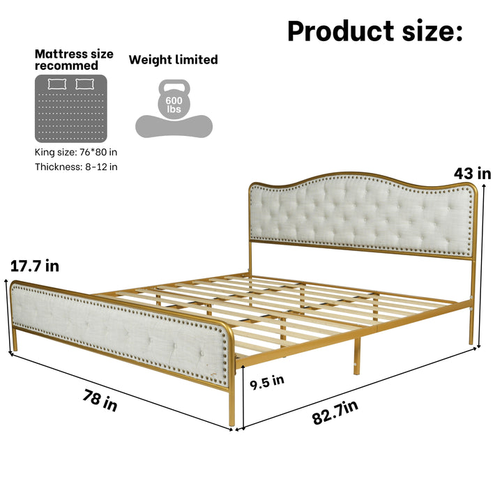 Furniture R Modern Luxury Merle Uholstery Bed Frame:  Invites Comfort And Tranquility