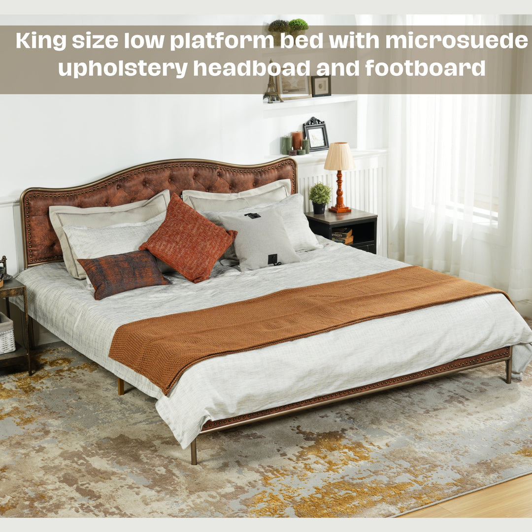 Furniture R Modern Luxury Merle Uholstery Bed Frame:  Invites Comfort And Tranquility