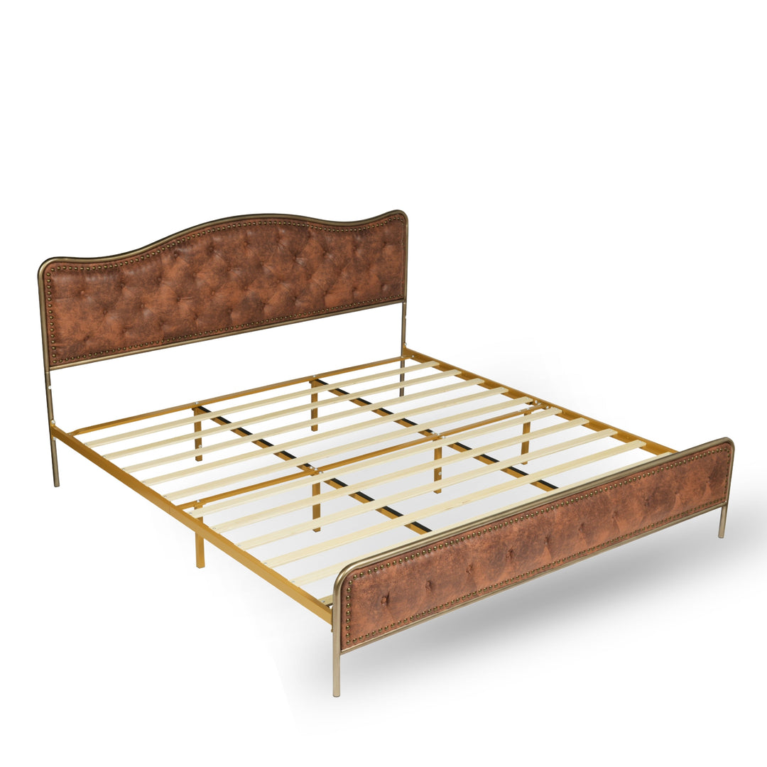 Furniture R Modern Luxury Merle Uholstery Bed Frame:  Invites Comfort And Tranquility