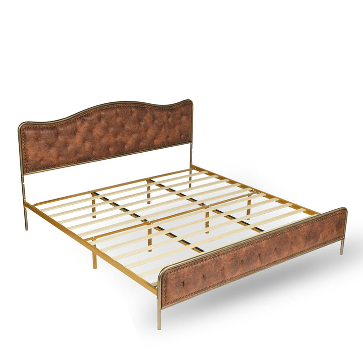 Furniture R Modern Luxury Merle Uholstery Bed Frame:  Invites Comfort And Tranquility