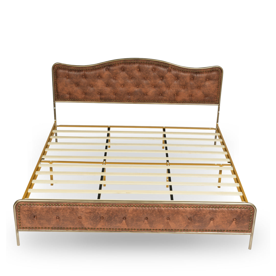 Furniture R Modern Luxury Merle Uholstery Bed Frame:  Invites Comfort And Tranquility