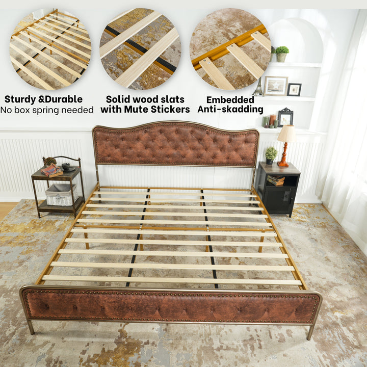 Furniture R Modern Luxury Merle Uholstery Bed Frame:  Invites Comfort And Tranquility