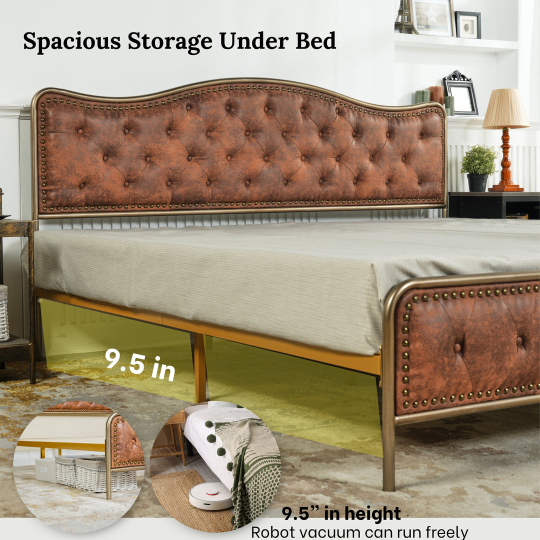 Furniture R Modern Luxury Merle Uholstery Bed Frame:  Invites Comfort And Tranquility