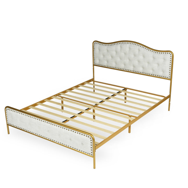 Furniture R Modern Luxury Merle Uholstery Bed Frame:  Invites Comfort And Tranquility