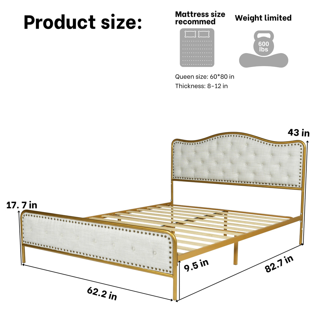 Furniture R Modern Luxury Merle Uholstery Bed Frame:  Invites Comfort And Tranquility