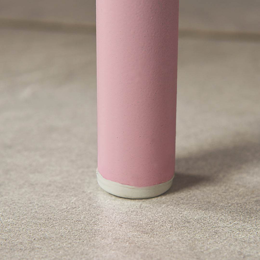 Furniture R Cadre de Lit Simple en Métal, avec Tête et Pied de lit, Base en Fer Solide pour Enfants ou Adolescents, Maison, Dortoir D'étudiants, Chambre d'enfants, Rose