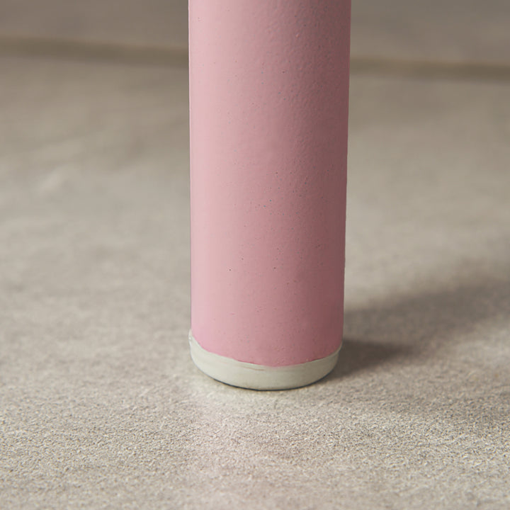 Furniture R Cadre de Lit Simple en Métal, avec Tête et Pied de lit, Base en Fer Solide pour Enfants ou Adolescents, Maison, Dortoir D'étudiants, Chambre d'enfants, Rose