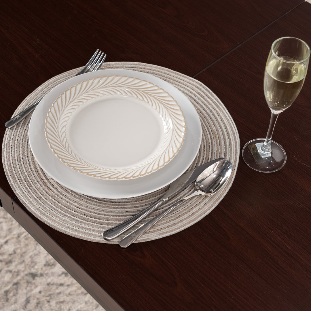 FurnitureR Table à Manger en Bois grainé Gris, Table à Manger de Cuisine, Salle à Manger Salon Table à Manger rectangulaire avec Pieds réglables, 120x70x75cm, Gris